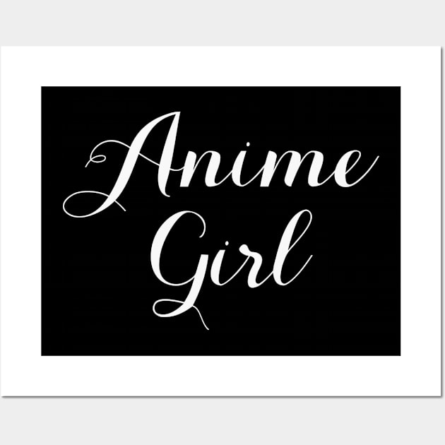 Anime Girl Wall Art by jmgoutdoors